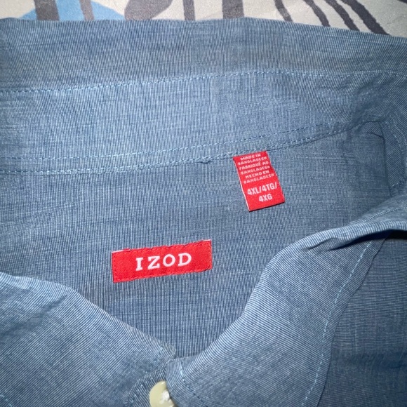 Izod Men’s Casual Shirt - 4XL - Picture 2 of 3
